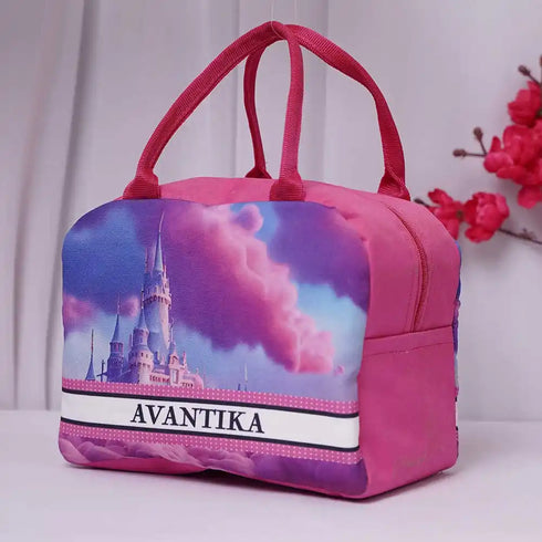 Personalized Printed Kids Lunch Bag With Handle